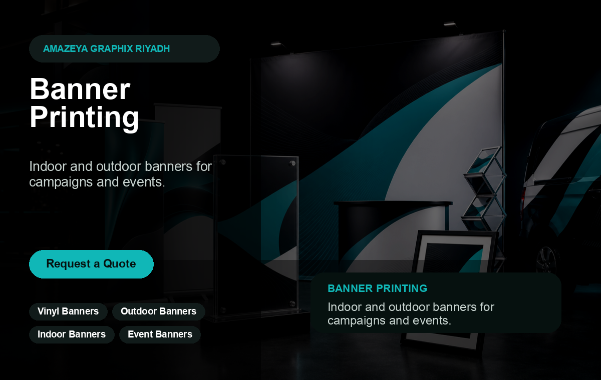 Banner Printing Riyadh | Vinyl, Event & Outdoor Banners