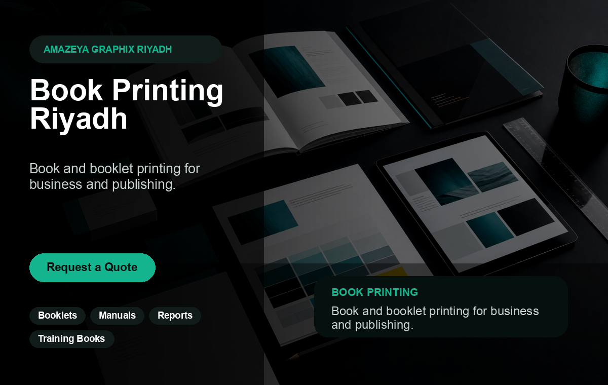 Book Printing Riyadh | Booklets, Manuals & Book Covers
