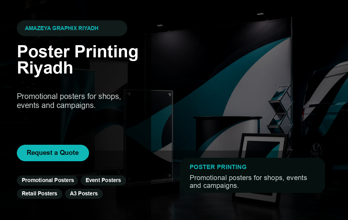 Poster Printing Riyadh | Promotional Poster Printing Company