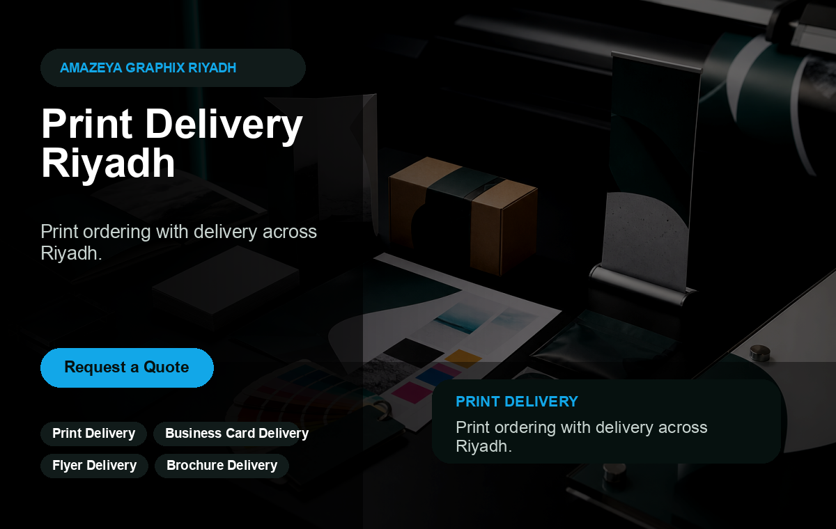 Print Delivery Riyadh | Printing Services Delivered