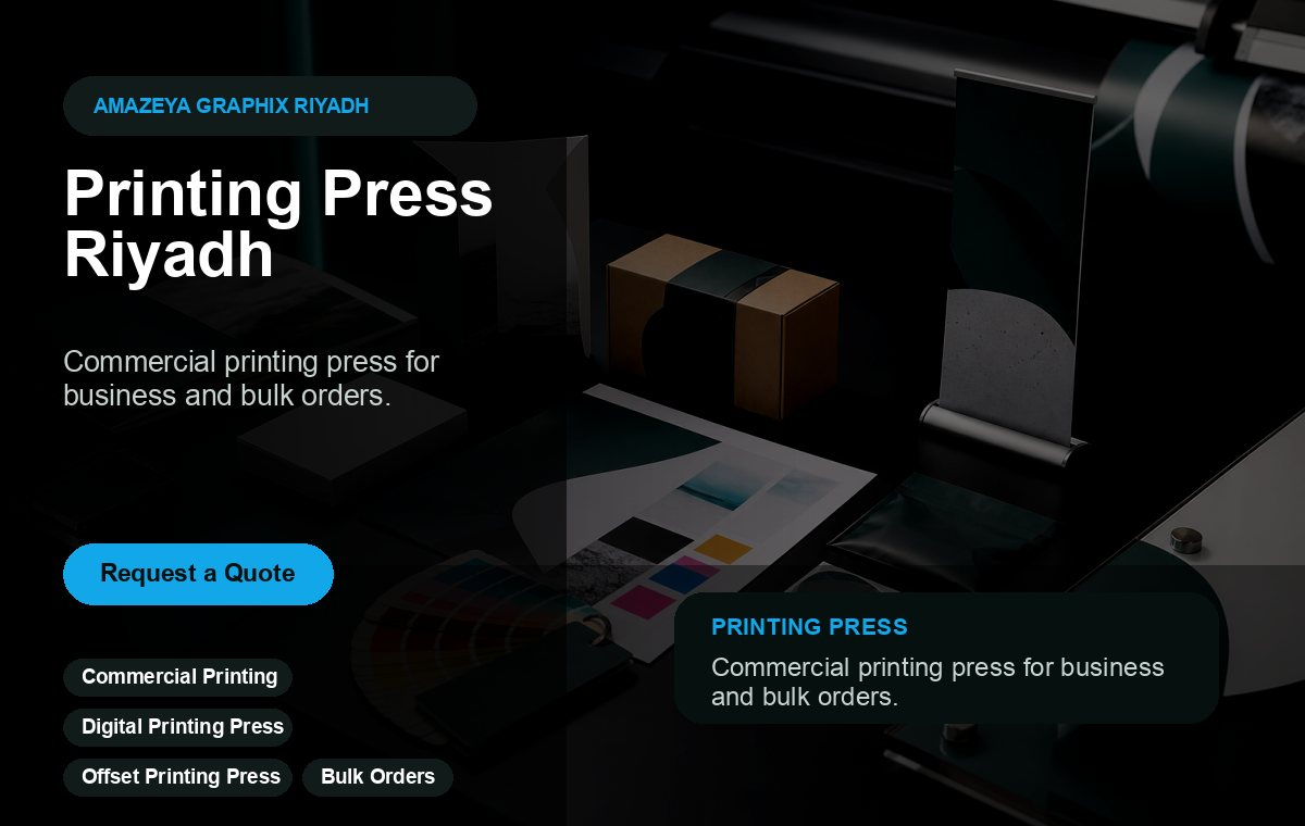 Printing Press Riyadh | Digital, Offset & Commercial Print