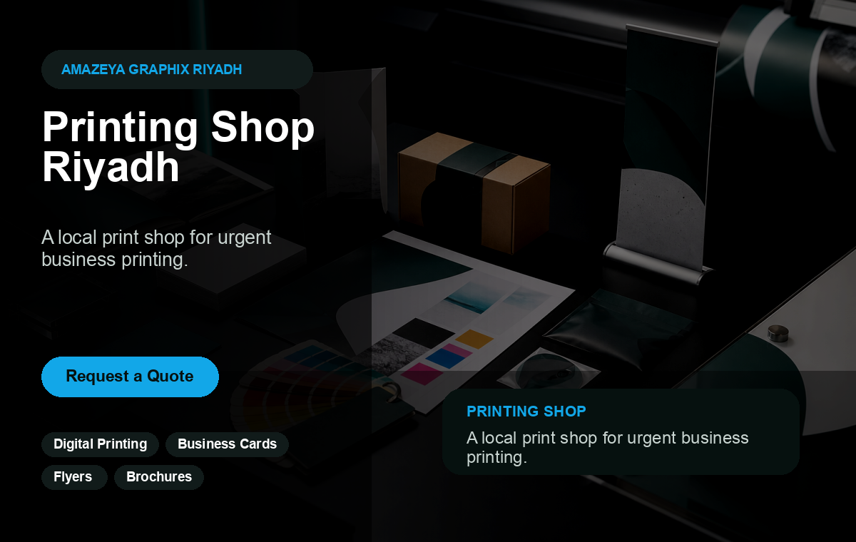 Printing Shop Near Me in Riyadh | Fast Print Shop Services