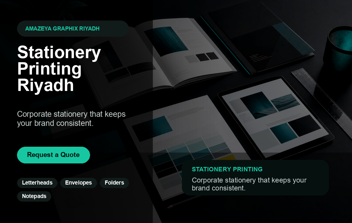 Stationery Printing Riyadh | Corporate Design & Print