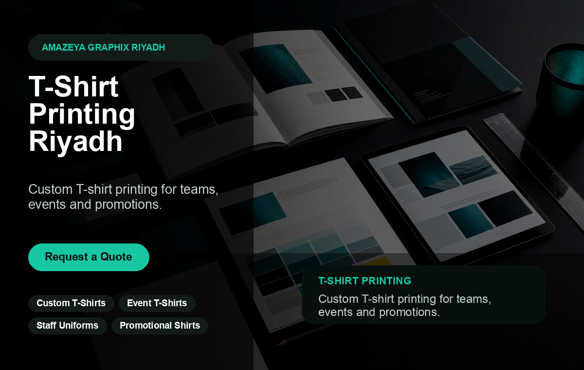 T-Shirt Printing Riyadh | Custom T-Shirts & Brand Apparel