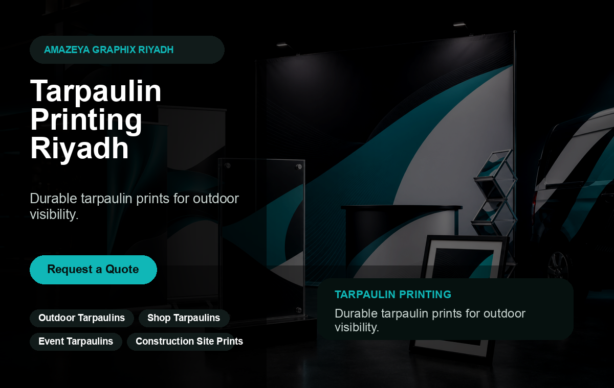 Tarpaulin Printing in Riyadh | Outdoor Tarpaulin Prints