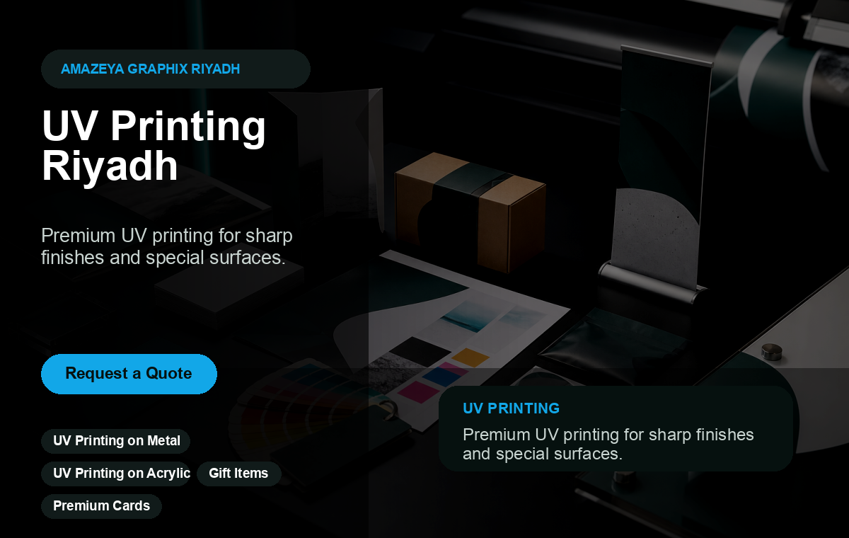 UV Printing Riyadh | UV Print on Metal, Acrylic & Gifts